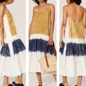 Sea New York Tandi Block Tie Dye Dip Dye Dress Size 2